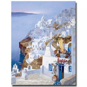 Greece by Hava - Painting on Canvas